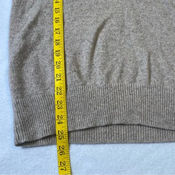J.Crew Tan Lambswool Cowl Neck Sweater, M - Picture 6 of 8